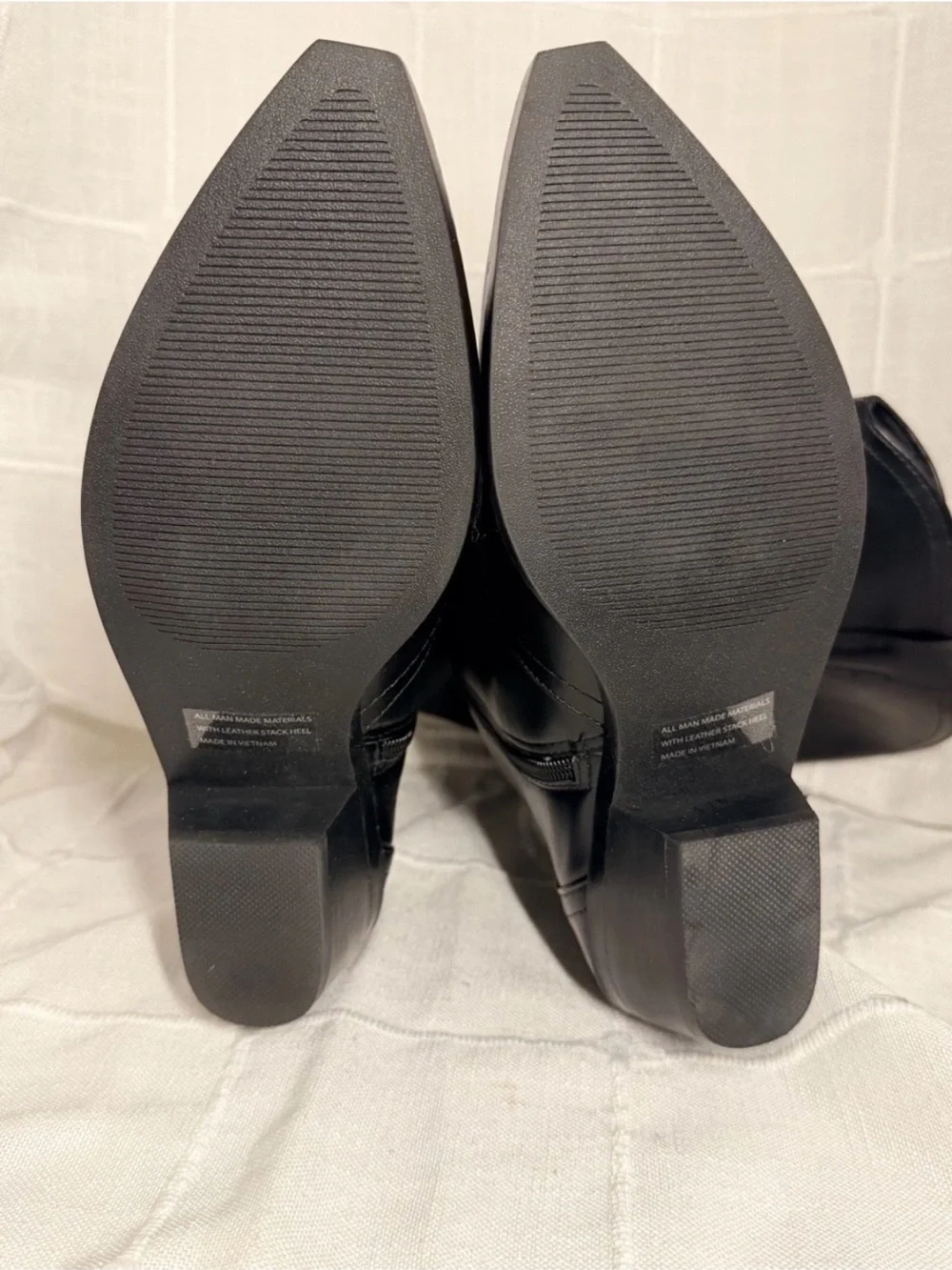 DV Dolce Vita Kit Black Knee High Western Boots 8M New